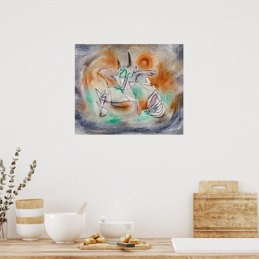 Paul Klee - Huilende Hond, Poster (Keuken)