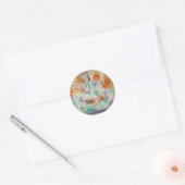 Paul Klee - Huilende Hond, Ronde Sticker (Envelop)