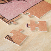 Paul Klee in de geest van Hoffmann - kleurrijk Legpuzzel (Zijkant)