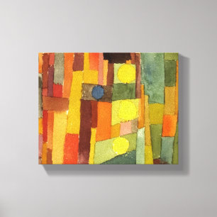 Paul Klee in de stijl van de Kairouan Waterverf Ar Canvas Afdruk