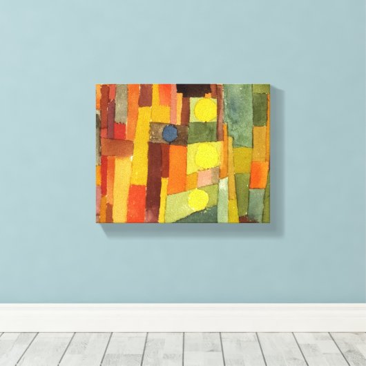 Paul Klee in de stijl van de Kairouan Waterverf Ar Canvas Afdruk (Insitu (Houten vloer))