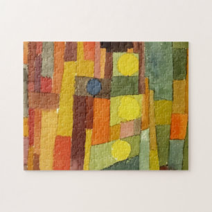 Paul Klee in de stijl van de Kairouan Waterverf Ar Legpuzzel