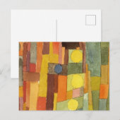 Paul Klee in de stijl van Kairouan Briefkaart (Voorkant / Achterkant)