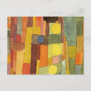 Paul Klee in de stijl van Kairouan Briefkaart