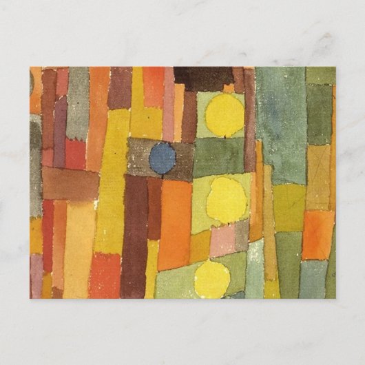 Paul Klee in de stijl van Kairouan Briefkaart (Voorkant)