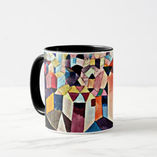 Paul Klee, Inzicht in een stad, Mok (Voorkant links)