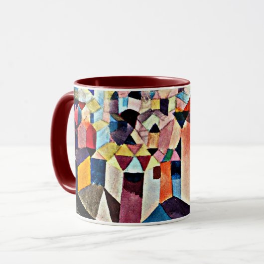 Paul Klee, Inzicht in een stad, Mok (Voorkant links)