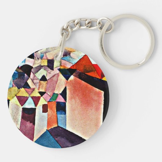 Paul Klee, Inzicht in een stad, Sleutelhanger (Achterkant)