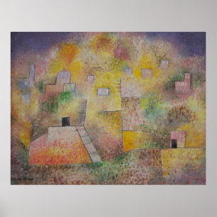 Paul Klee Jard in Oriental Poster