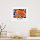 Paul Klee, Joyful Mountain Landscape - Fine Art Poster (Keuken)