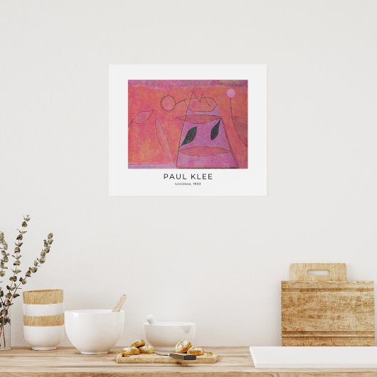 Paul Klee, kleurrijke Abstracte moderne kunst Poster (Keuken)