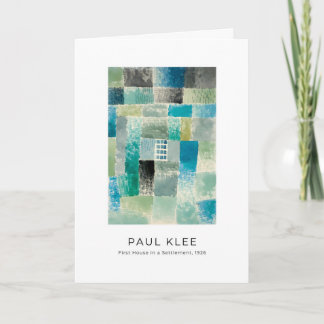 Paul Klee, kleurrijke moderne Abstracte kunst Kaart