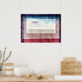 Paul Klee kunst: Rustend, schilderij van Paul Klee Poster (Keuken)