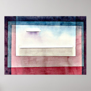 Paul Klee kunst: Rustend, schilderij van Paul Klee Poster