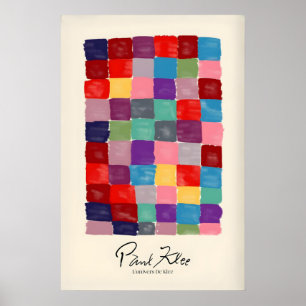 Paul Klee L univers De Klee Kleurrijke Vierkanten Poster