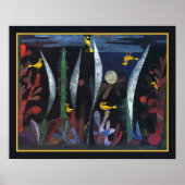 Paul Klee "Landscape with Yellow Birds" ca. 1923 Poster (Voorkant)