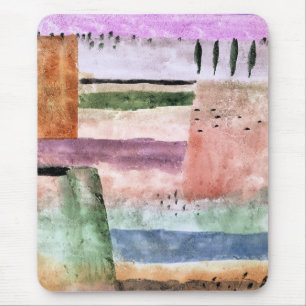 Paul Klee, Landschap met Populieren, Muismat