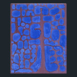 Paul Klee, Late Evening Looking Out... Foto Afdruk<br><div class="desc">Paul Klee abstract painting, Late Evening Looking Out of the Woods.</div>