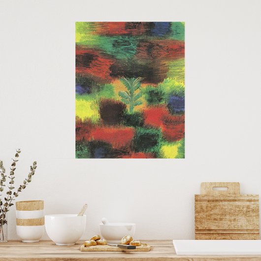 Paul Klee - Little Tree Amid Shrubbery Poster (Keuken)
