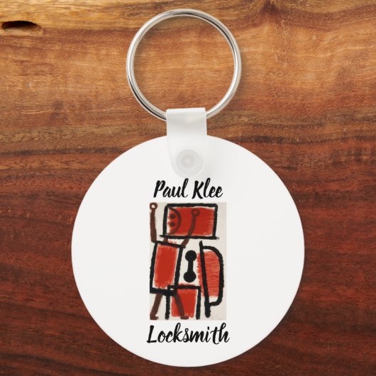 Paul Klee Locksmith Sleutelhanger (Achterkant)