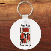Paul Klee Locksmith Sleutelhanger (Voorkant)