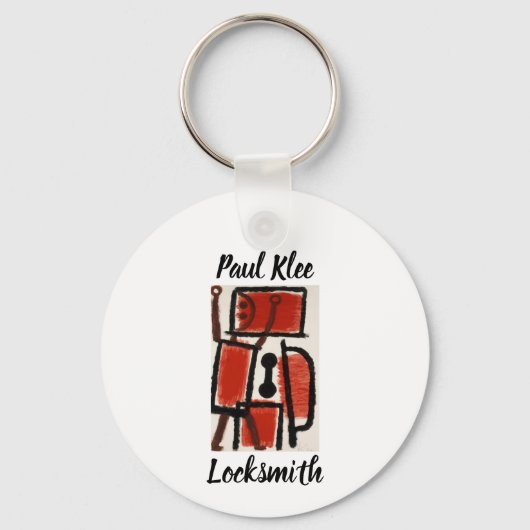 Paul Klee Locksmith Sleutelhanger (Achterkant)