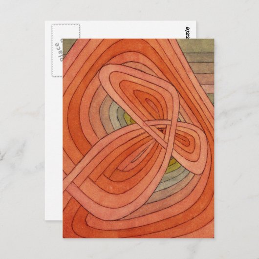 Paul Klee - Lonely Flower Briefkaart (Voorkant / Achterkant)