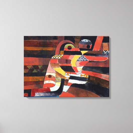 Paul Klee Lovers Canvas Afdruk (Voorkant)