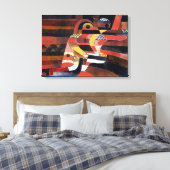 Paul Klee Lovers Canvas Afdruk (Insitu (Slaapkamer))