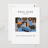 Paul Klee, met de twee verliezers - Abstracte kuns Briefkaart (Voorkant / Achterkant)