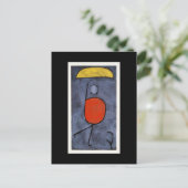 Paul Klee - Met Paraplu Briefkaart (Staand voorkant)