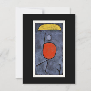 Paul Klee - Met Paraplu Briefkaart