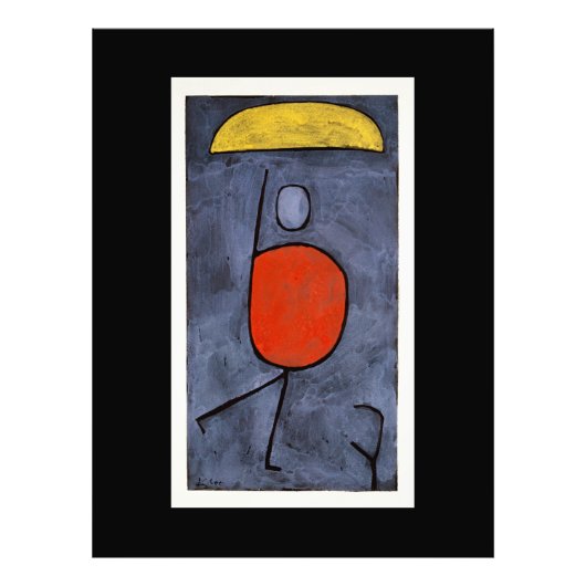 Paul Klee - Met Paraplu Foto Afdruk (Voorkant)