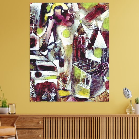 Paul Klee - moeraslegende Canvas Afdruk (Insitu (Woonkamer))