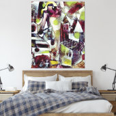 Paul Klee - moeraslegende Canvas Afdruk (Insitu (Slaapkamer))