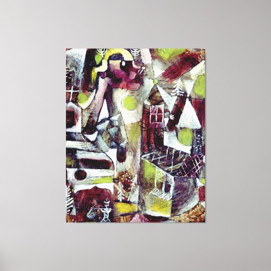 Paul Klee - moeraslegende Canvas Afdruk (Voorkant)