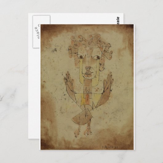 Paul Klee - New Angel Briefkaart (Voorkant / Achterkant)