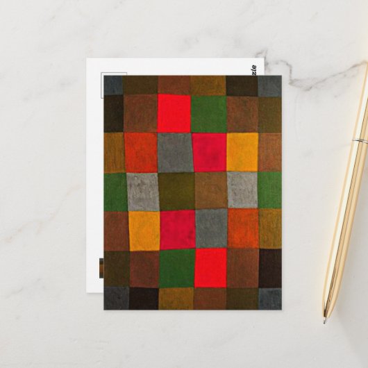 Paul Klee, Nieuwe Harmonie, Briefkaart (Voorkant / Achterkant in situ)