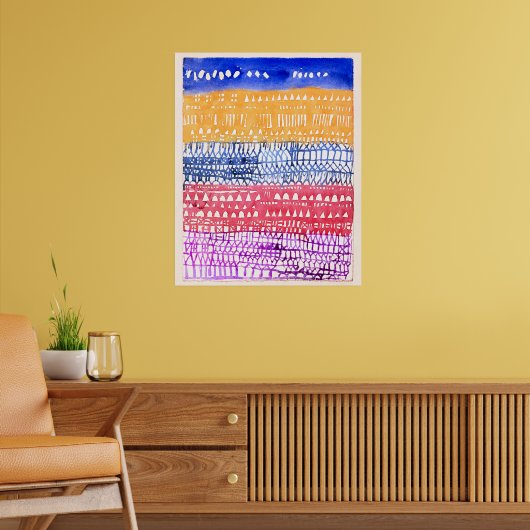 Paul Klee - Old City,  Poster (Woonkamer 2)