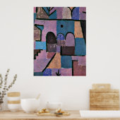 Paul Klee, Oriental Garden Poster (Keuken)