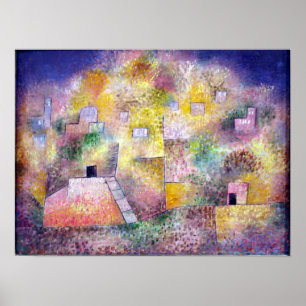 Paul Klee Oriental Pleasure Garden Poster