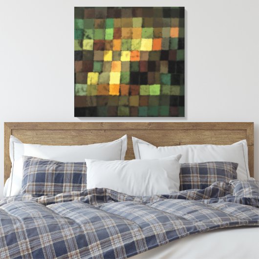 Paul Klee oude klank Canvas Afdruk (Insitu (Slaapkamer))