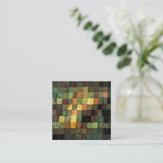 Paul Klee oude klank Vierkante Visitekaartje (Staand voorkant)