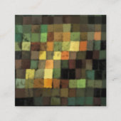 Paul Klee oude klank Vierkante Visitekaartje (Voorkant)