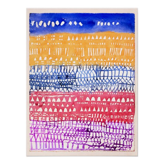 Paul Klee - Oude Stad, Perfect Poster (Voorkant)