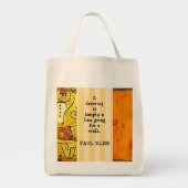 Paul Klee Paintings and Quotation Tote Bag (Voorkant)