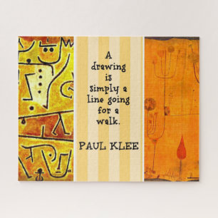 Paul Klee Paintings en Paul Klee Quote, Legpuzzel