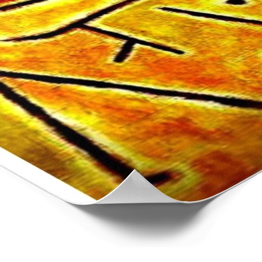 Paul Klee Paintings en Paul Klee Quote Poster (Hoek)