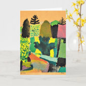 Paul Klee - Park, abstract kunstwerk Kaart (Gele Bloem)
