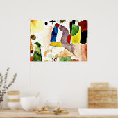 Paul Klee - Pathetische Aquarel Poster (Keuken)